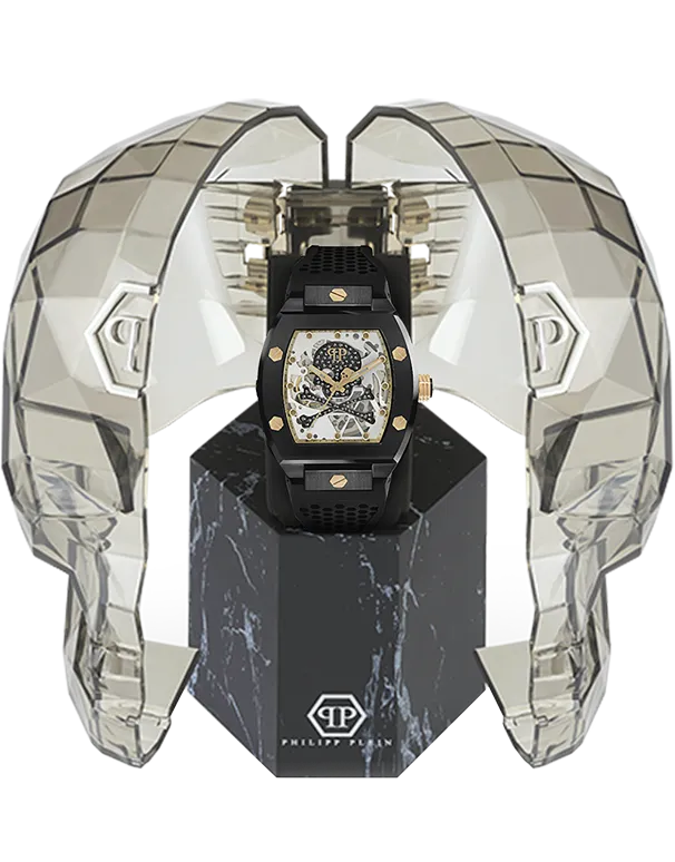 Philipp Plein - Automatic Skeleton Grey Dial 44mm Watch - PWBAA0521 - 788101