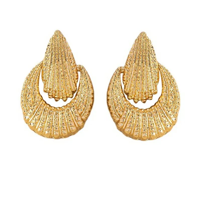 Pre Order:  Metal Door Knocker Earrings