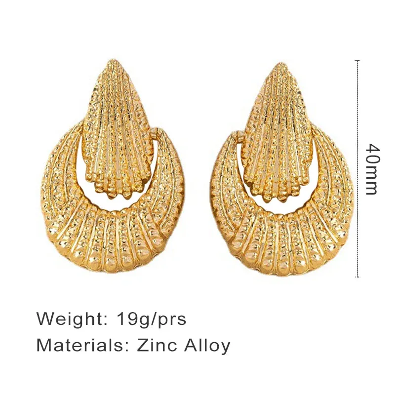 Pre Order:  Metal Door Knocker Earrings