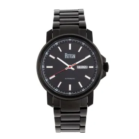 Reign Helios Automatic Bracelet Watch w/Day/Date - Black