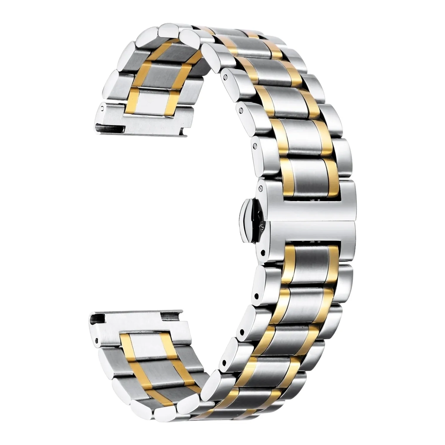 Ryze Flex Smart Watch Stainless Steel Link Watch Strap