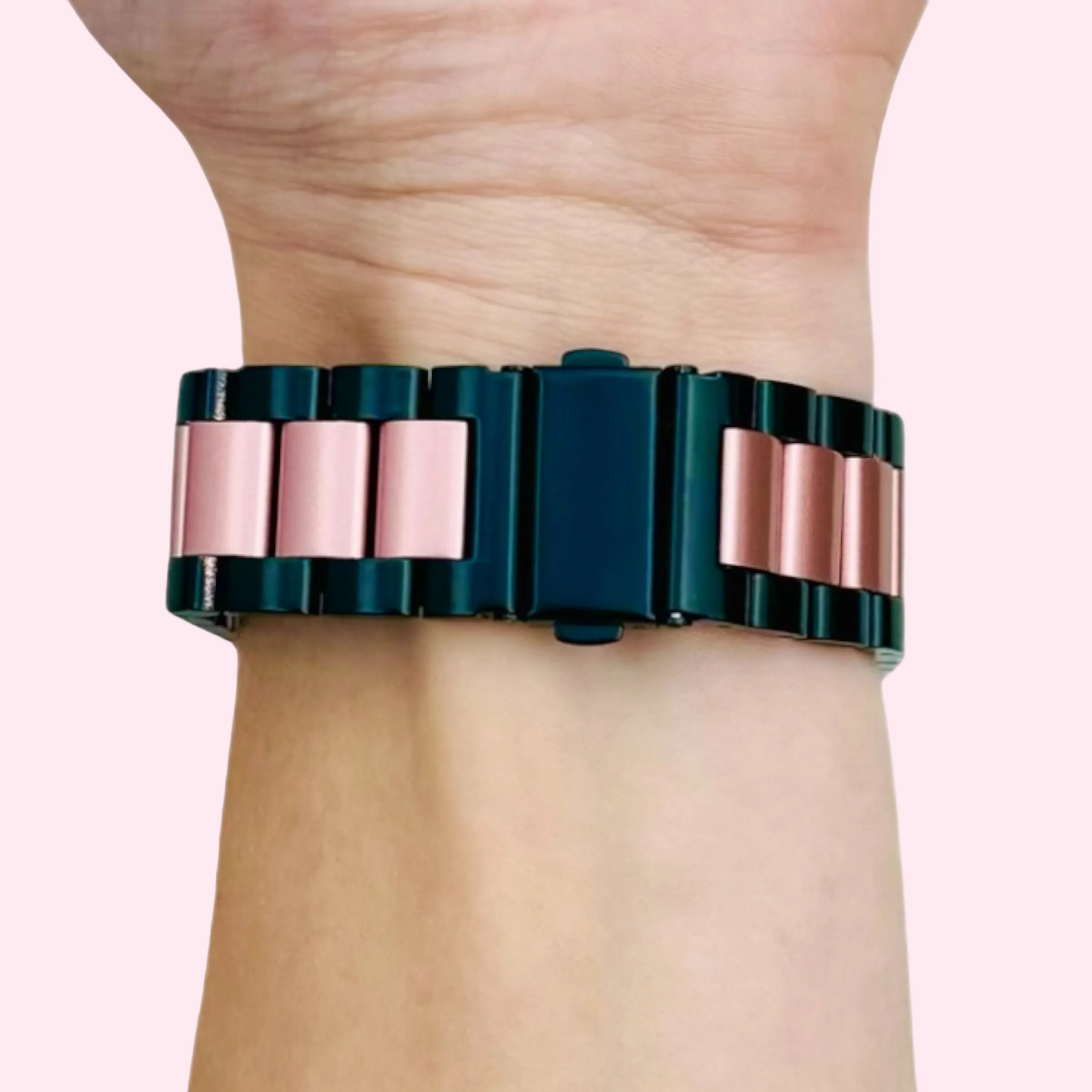 Ryze Flex Smart Watch Stainless Steel Link Watch Strap