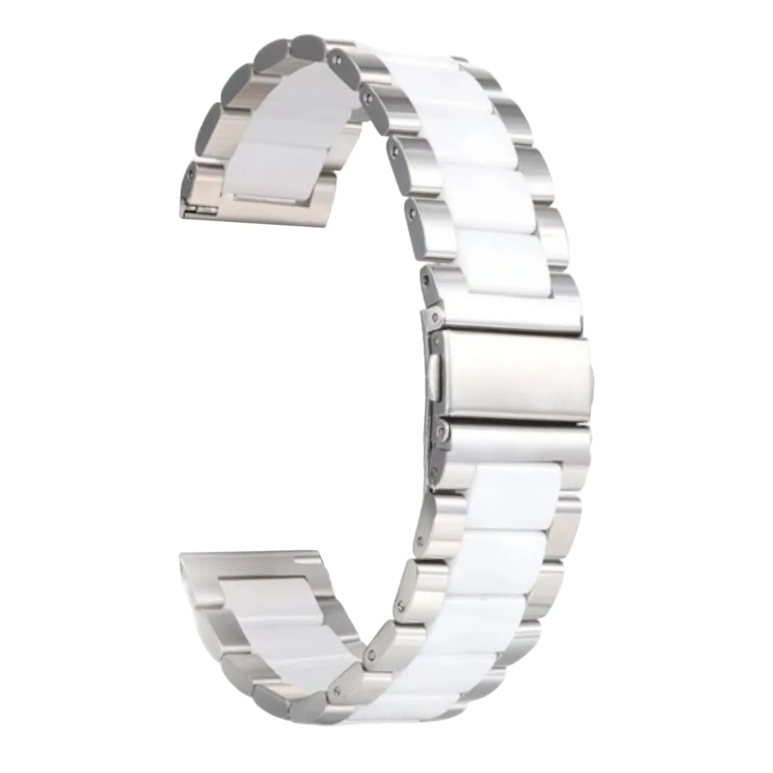 Ryze Flex Smart Watch Stainless Steel Link Watch Strap