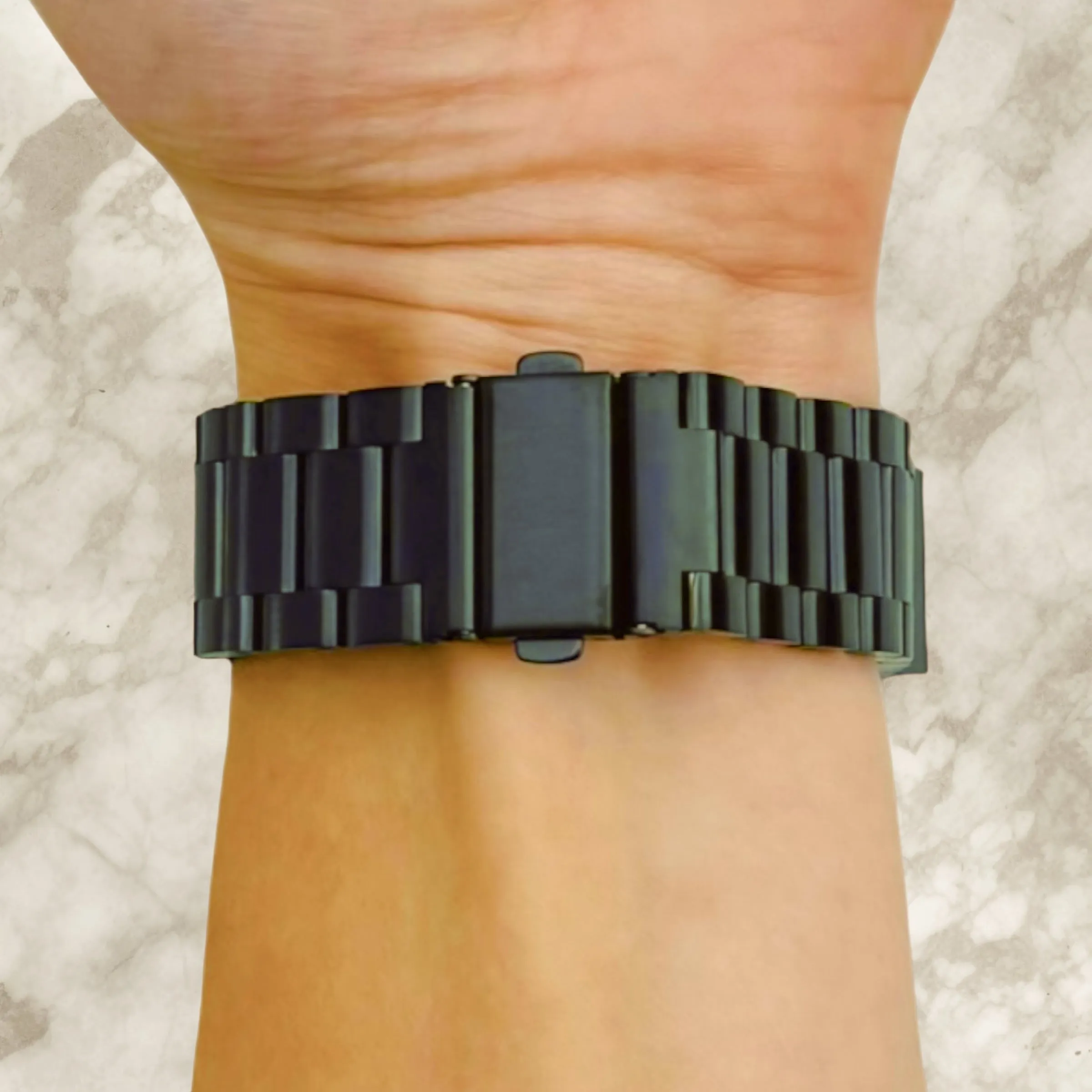 Ryze Flex Smart Watch Stainless Steel Link Watch Strap