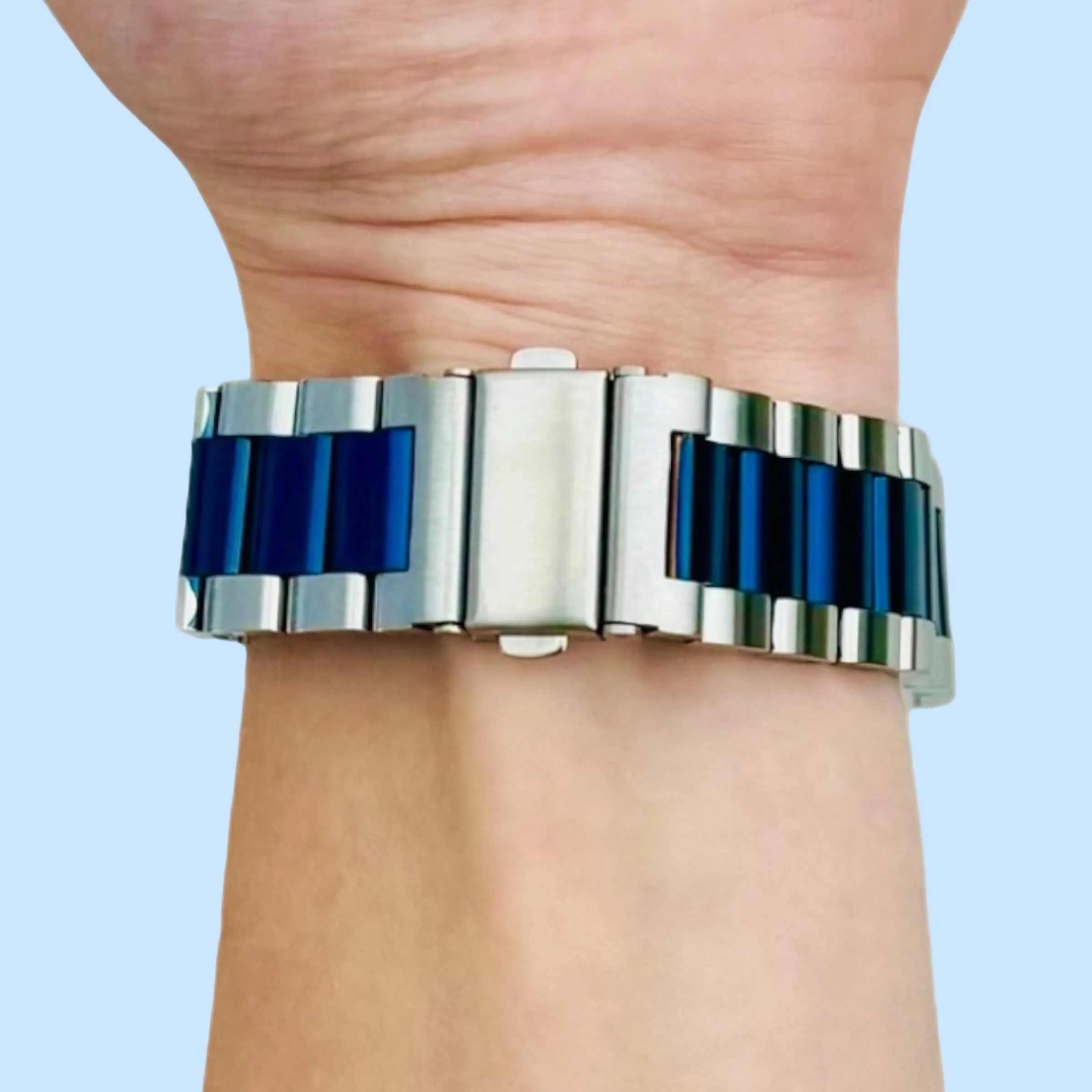 Ryze Flex Smart Watch Stainless Steel Link Watch Strap