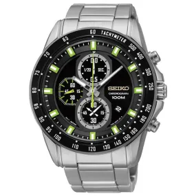 Seiko Criteria Chronograph Stainless Steel Men's Watch SNDF53P1