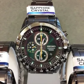 Seiko Criteria Chronograph Stainless Steel Men's Watch SNDF63P1