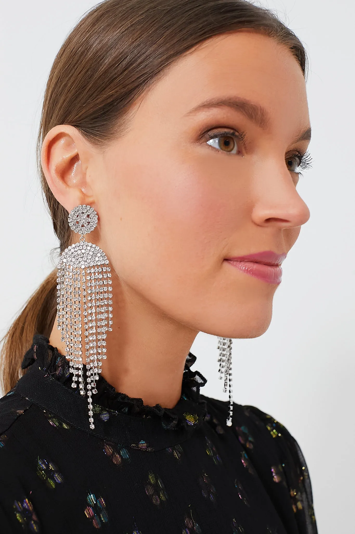 Silver Chandelier Earrings