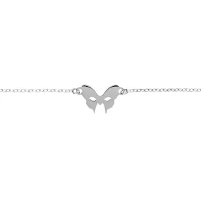 Silver Mask Bracelet