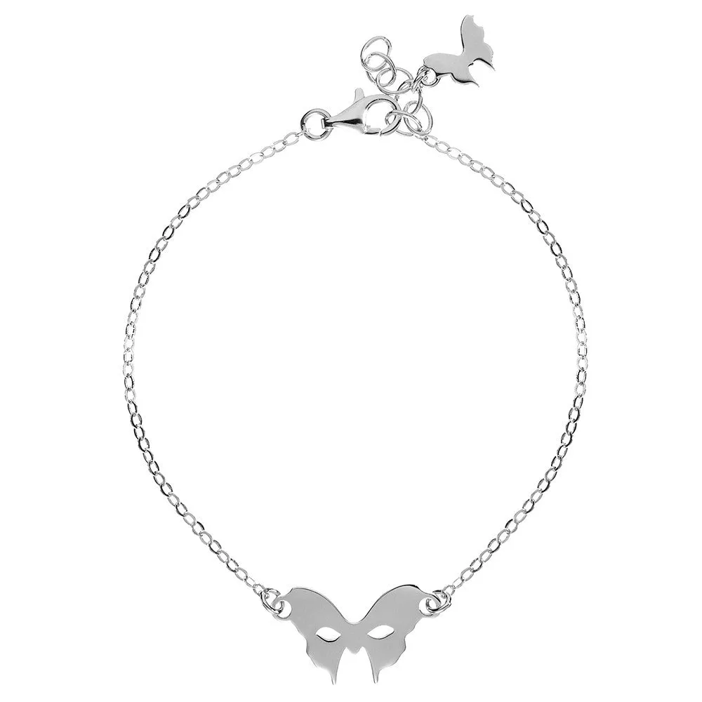 Silver Mask Bracelet