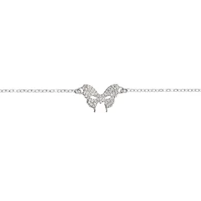 Silver Pave Bracelet