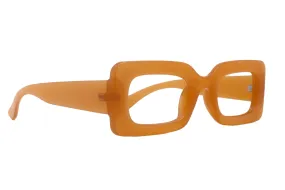 Sophie Premium Reading Glasses, High End Readers  1.25.. 3 Magnifying Glasses ORANGE Rectangular   NY Fifth Avenue