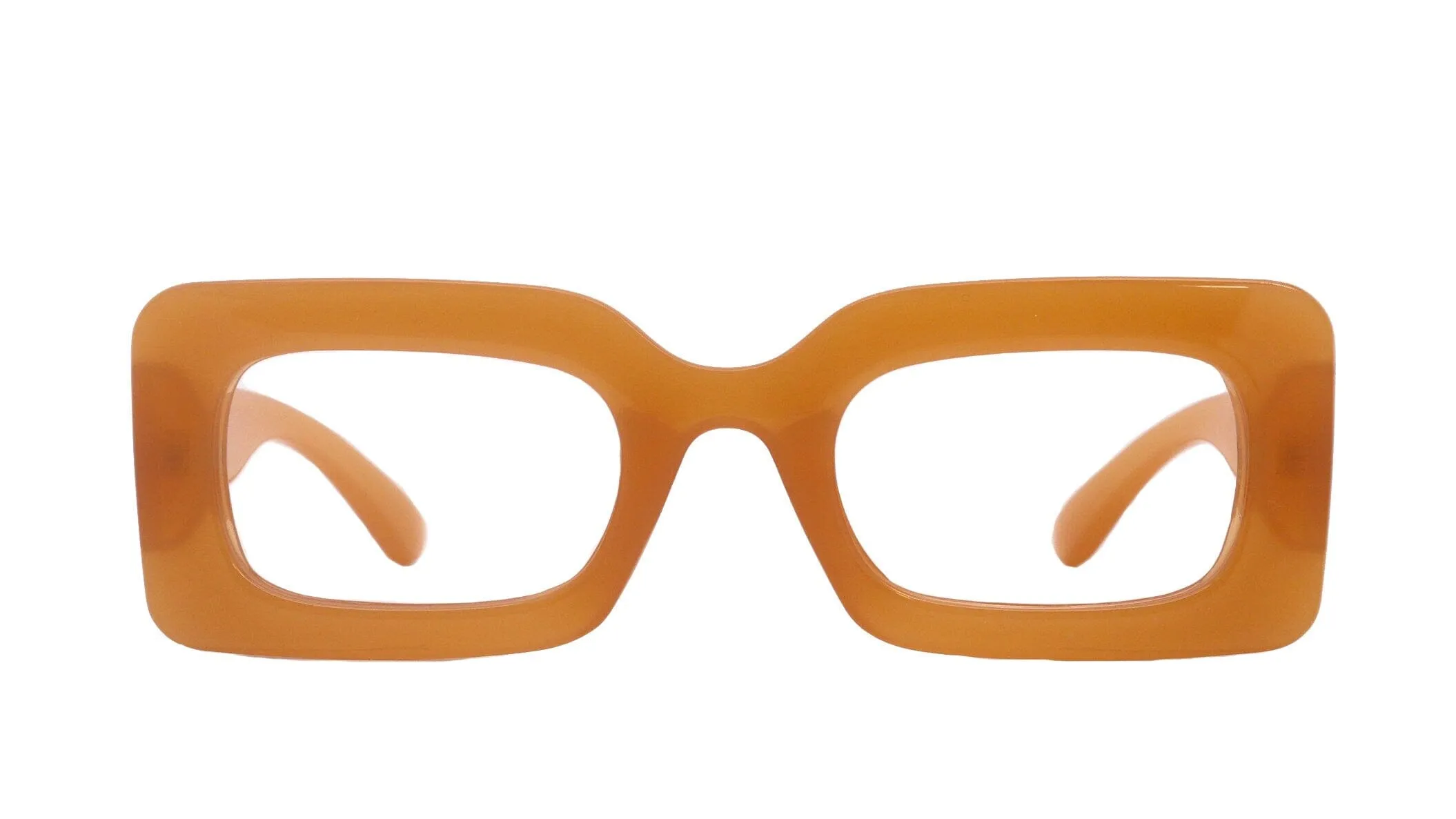Sophie Premium Reading Glasses, High End Readers  1.25.. 3 Magnifying Glasses ORANGE Rectangular   NY Fifth Avenue