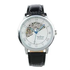 Sophisticated In White Mechanical Skeleton Automatic Watch For Men