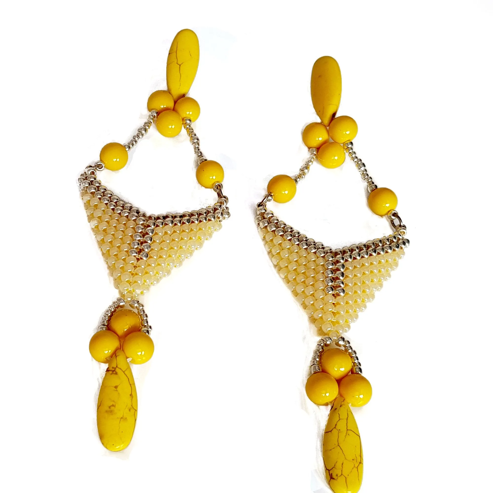Spring Kalitheo Statement Earrings | KJ-415E | Artisan Earrings