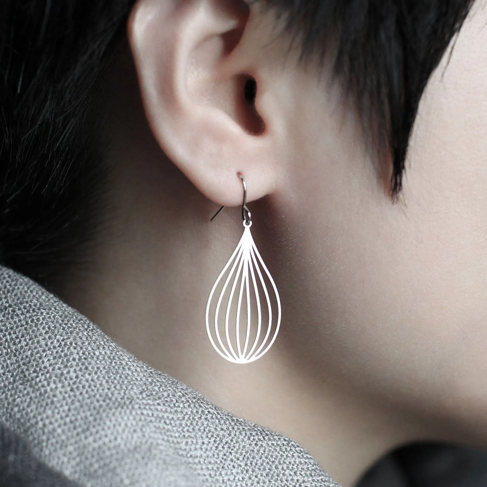 Stainless Steel Earrings - Seed