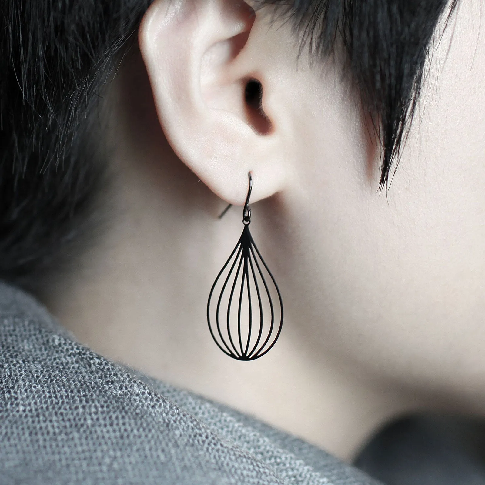 Stainless Steel Earrings - Seed