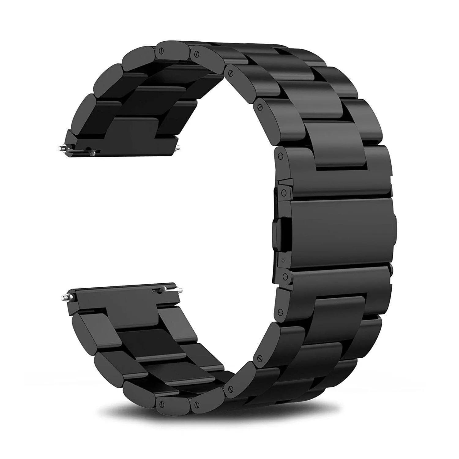 Stainless Steel Link Watch Strap Compatible with the Garmin 20mm Range