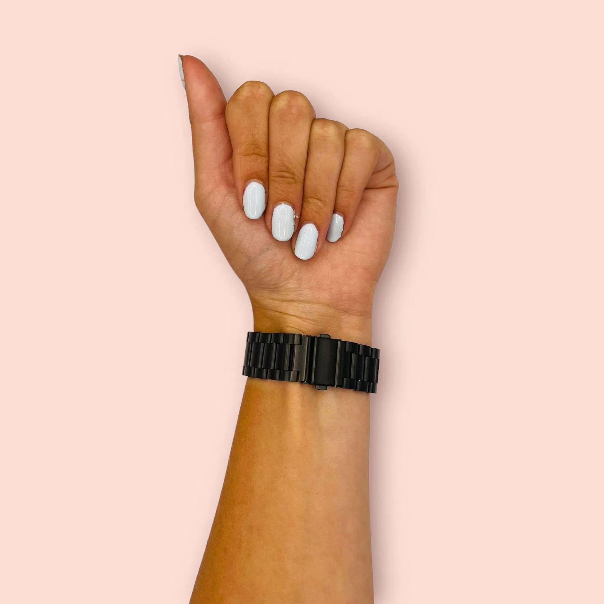 Stainless Steel Link Watch Strap Compatible with the Google Pixel Watch