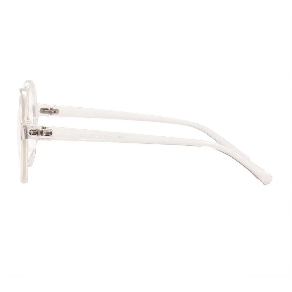 Stylish Plastic Round Eyeglasses A18003