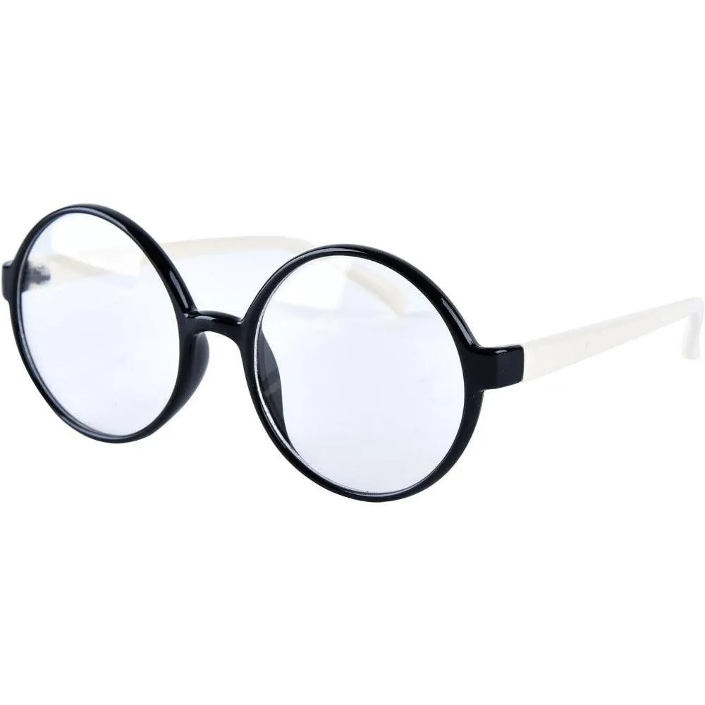 Stylish Plastic Round Eyeglasses A18003