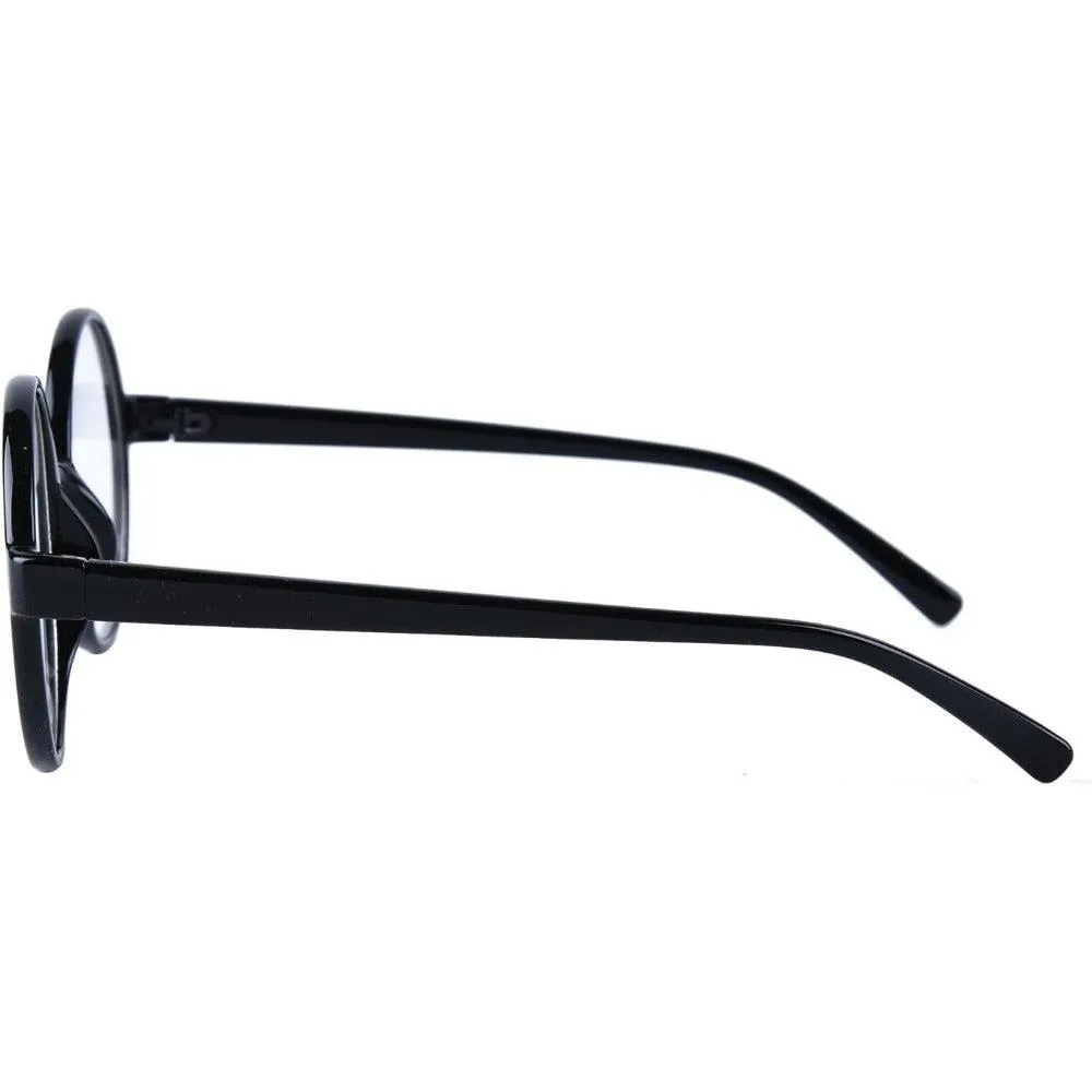 Stylish Plastic Round Eyeglasses A18003