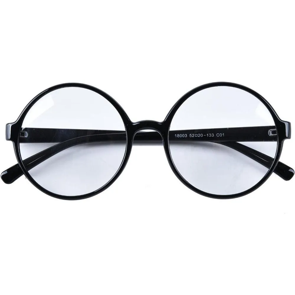 Stylish Plastic Round Eyeglasses A18003