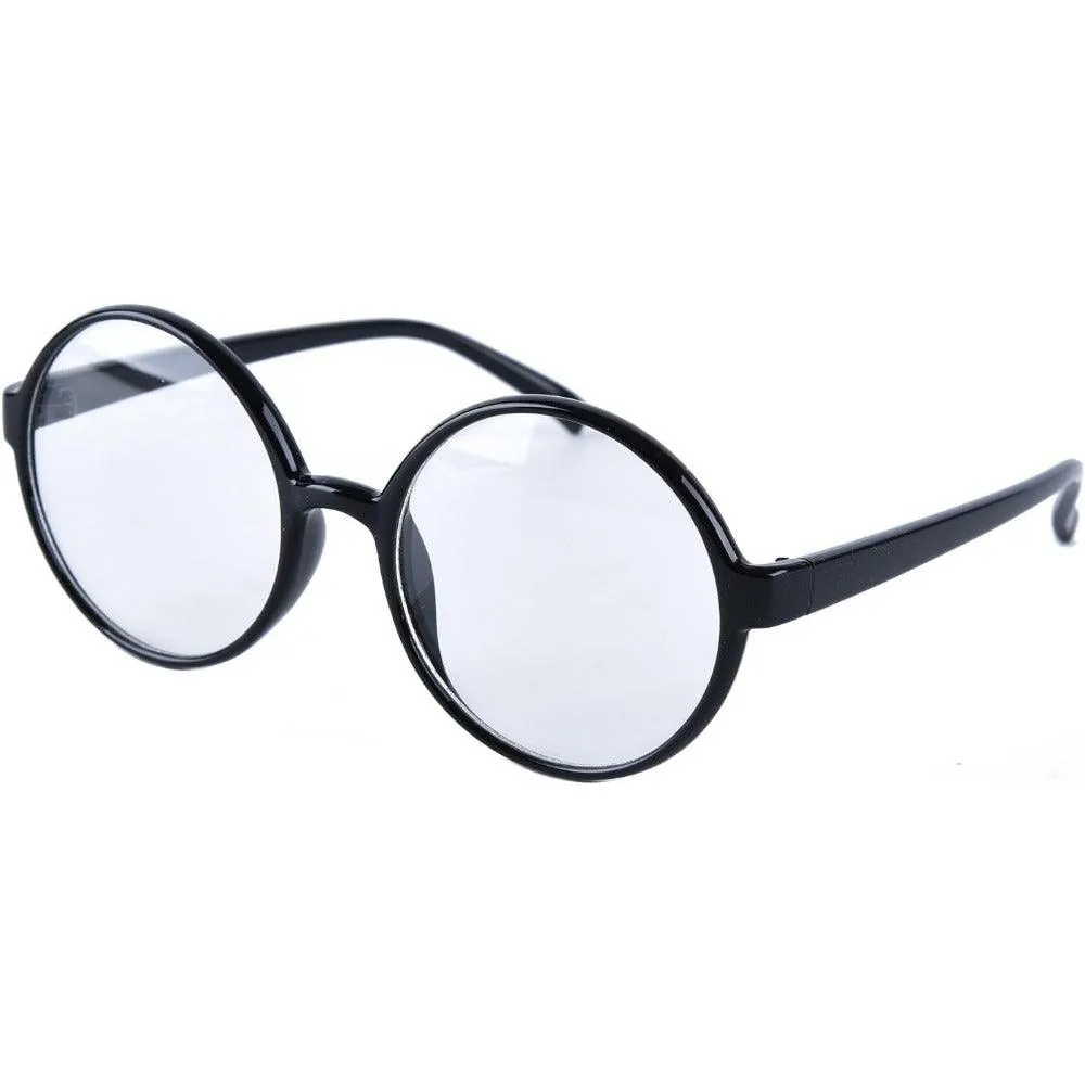 Stylish Plastic Round Eyeglasses A18003