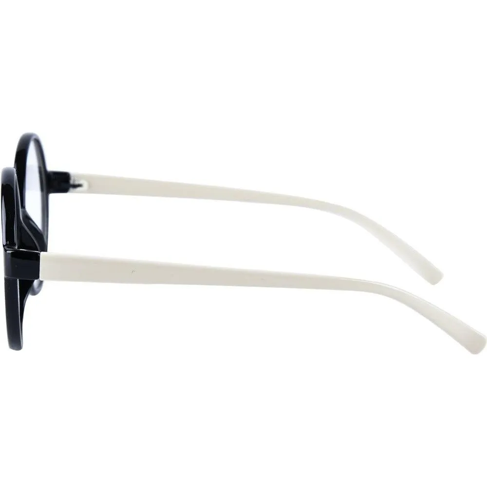 Stylish Plastic Round Eyeglasses A18003