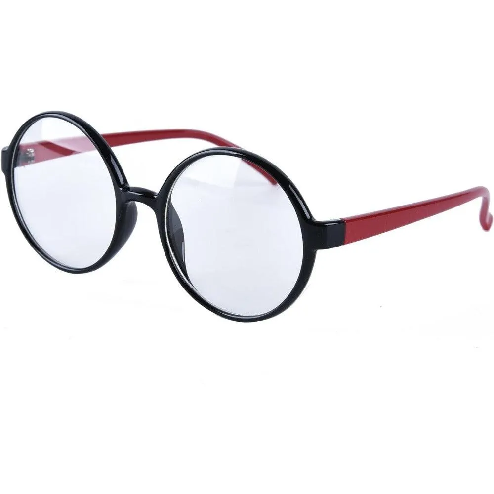 Stylish Plastic Round Eyeglasses A18003