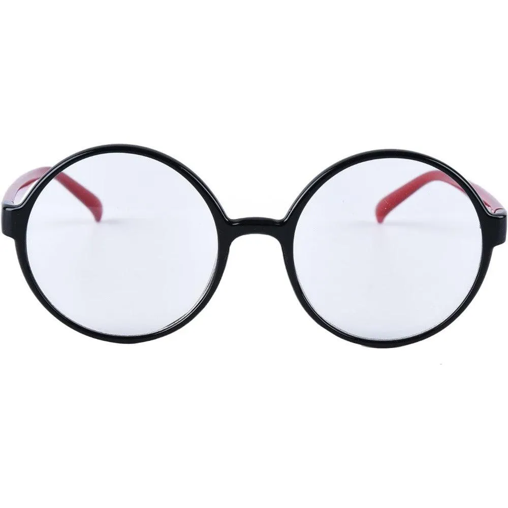 Stylish Plastic Round Eyeglasses A18003