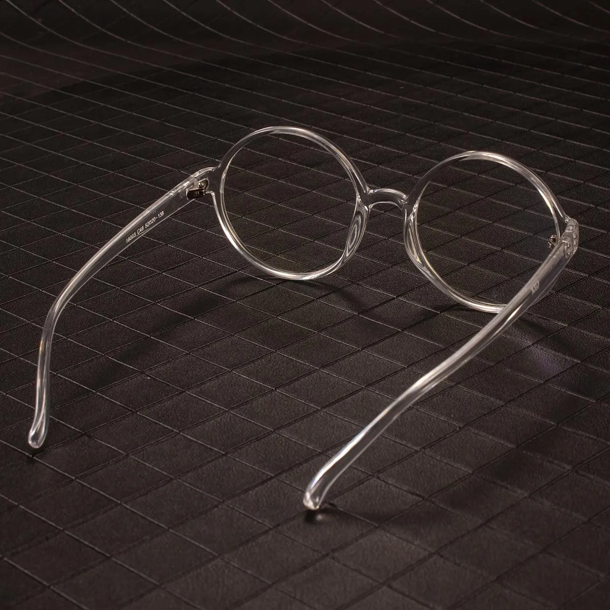 Stylish Plastic Round Eyeglasses A18003