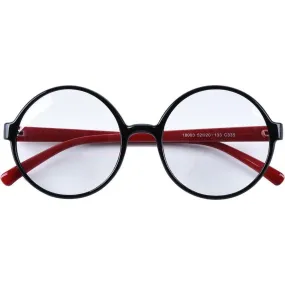 Stylish Plastic Round Eyeglasses A18003