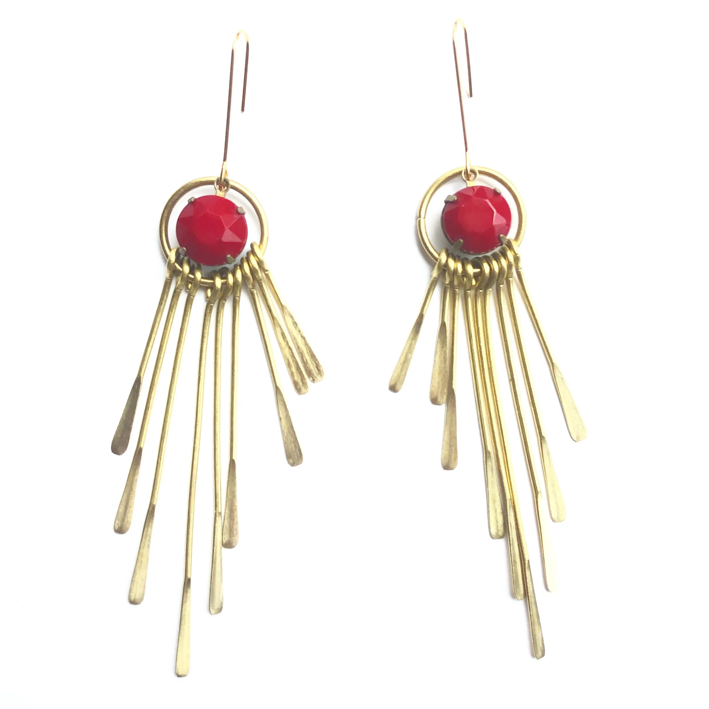 Sunrays mobile earrings