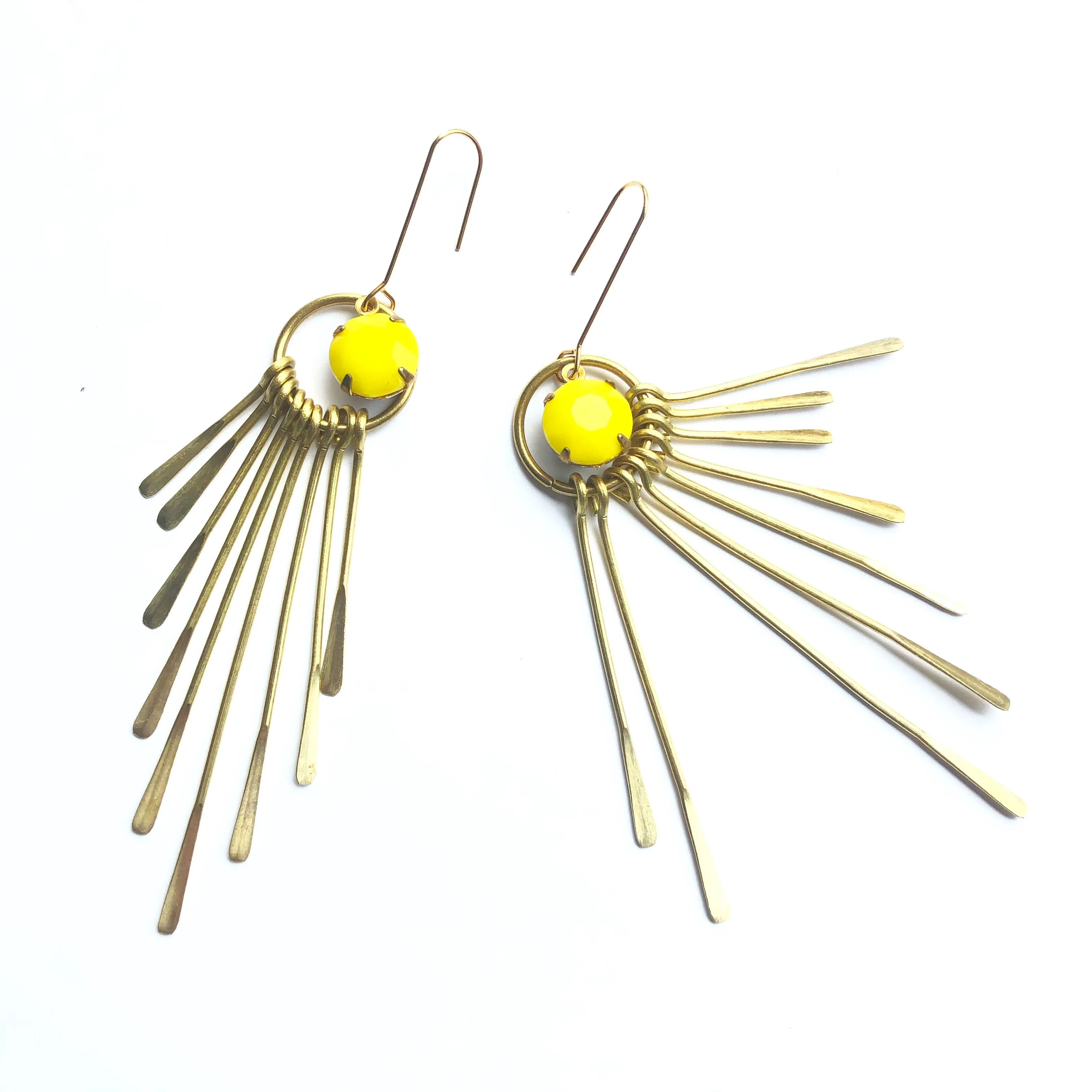 Sunrays mobile earrings