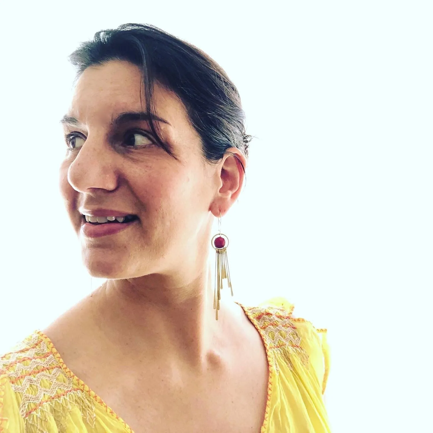 Sunrays mobile earrings