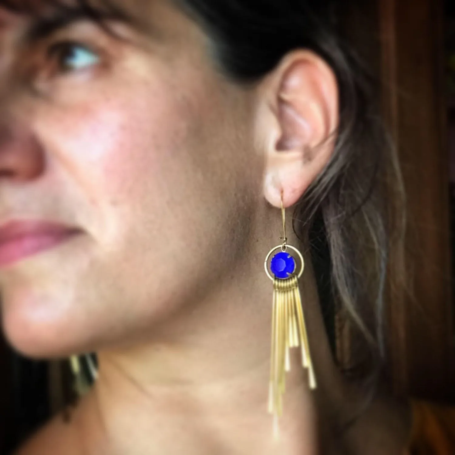 Sunrays mobile earrings