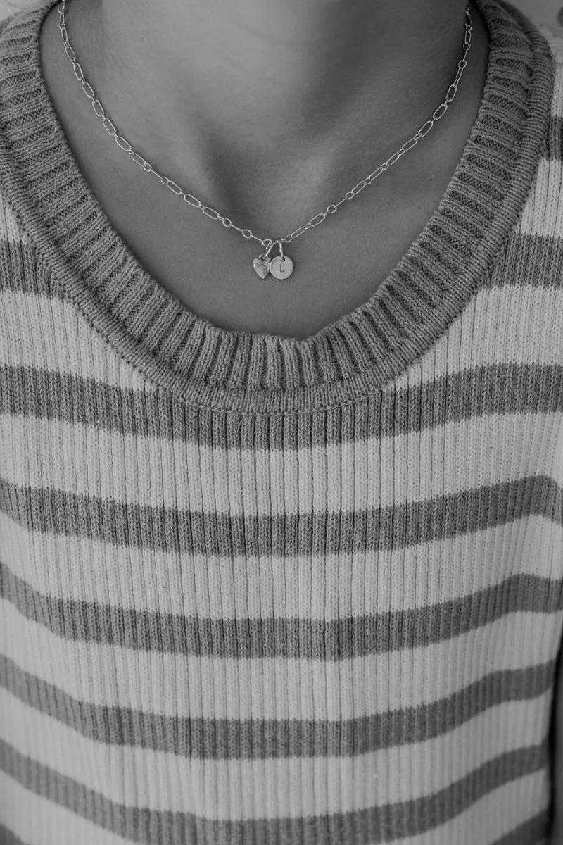 Sweetheart Necklace - Silver