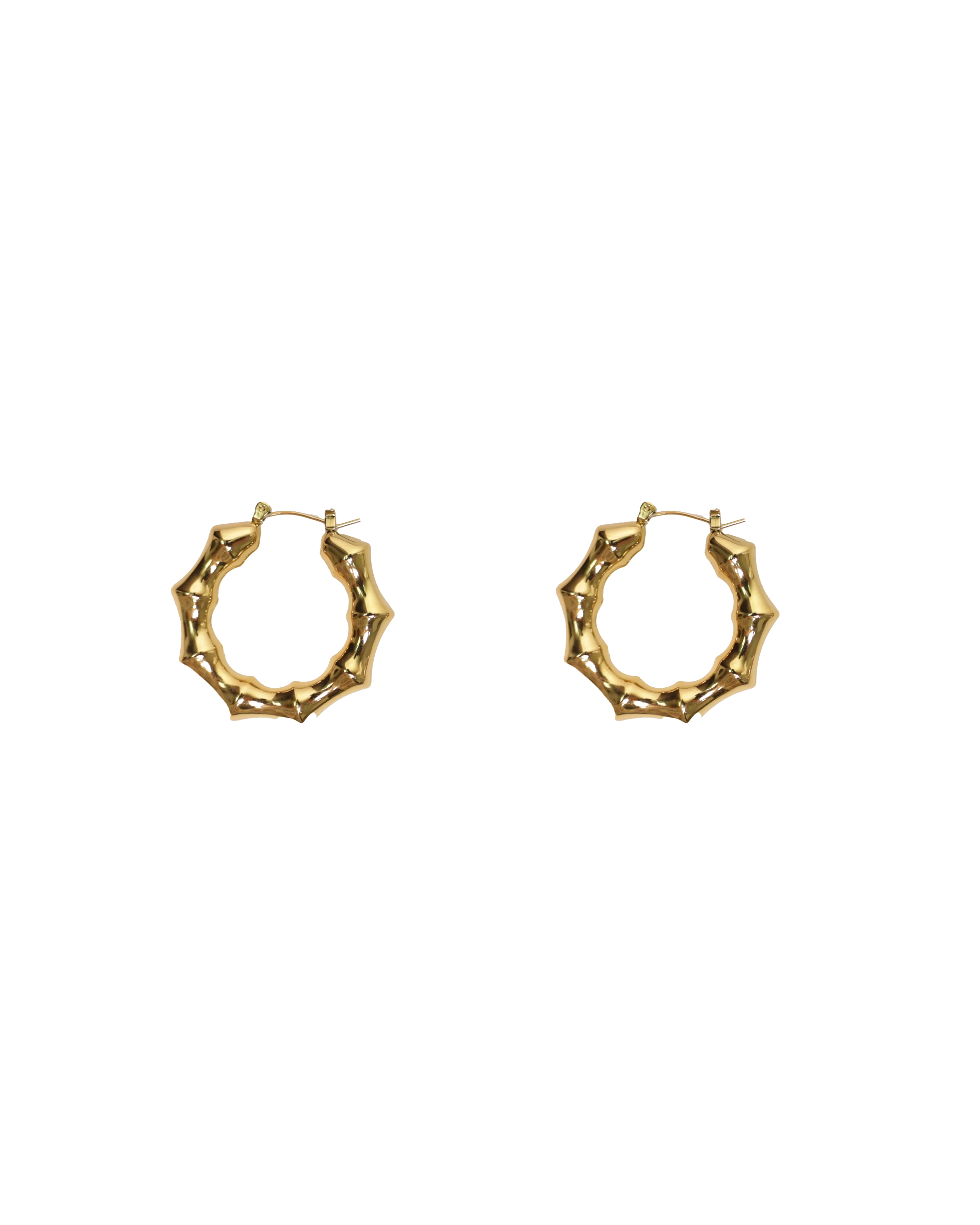 TEXTURED HOOP GOLD