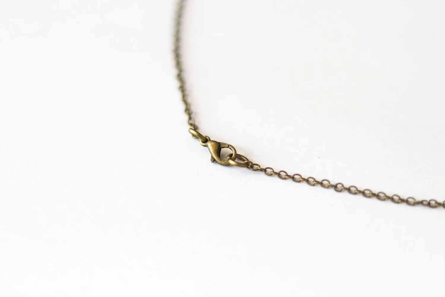 Triangle necklace for men, groomsmen gift, men's necklace with a bronze triangle pendant, bronze chain, gift for him, geometric necklace