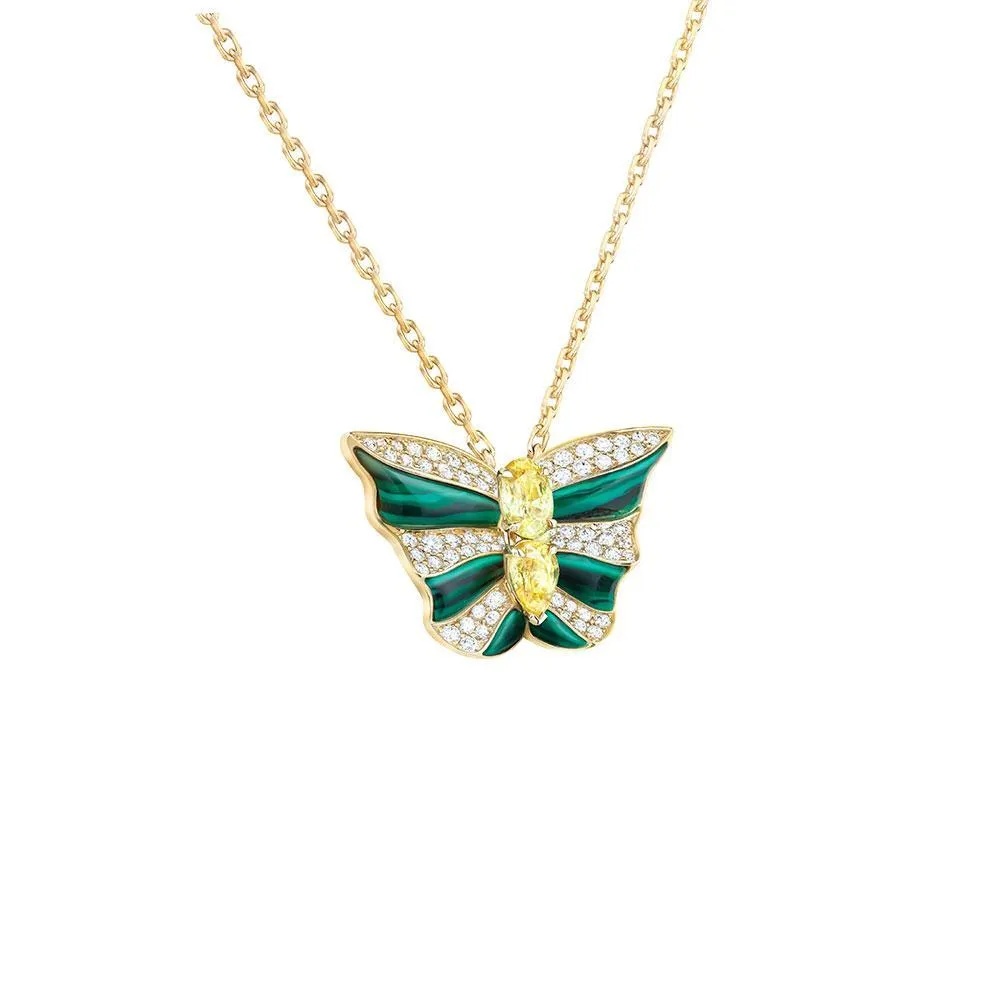 Tropical Butterfly Small Necklace