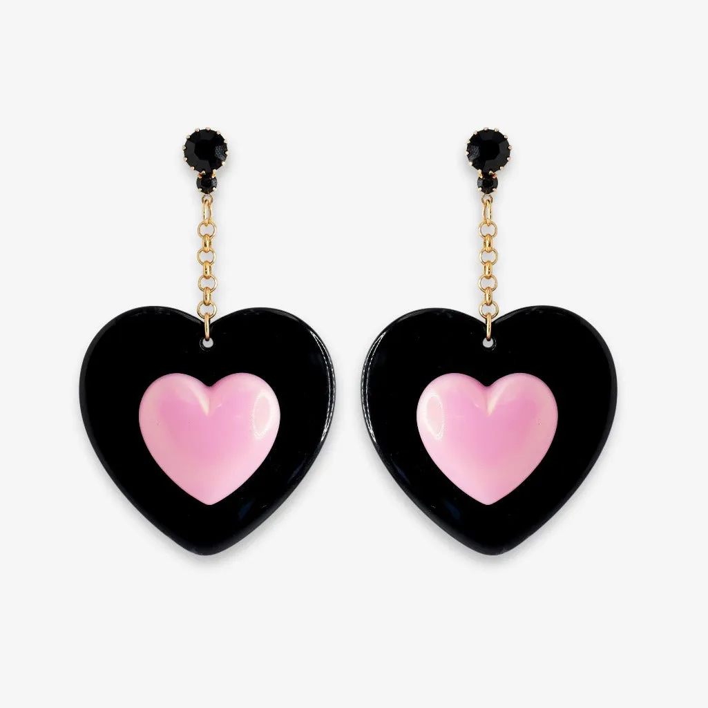 TWO OF HEARTS EARRINGS
