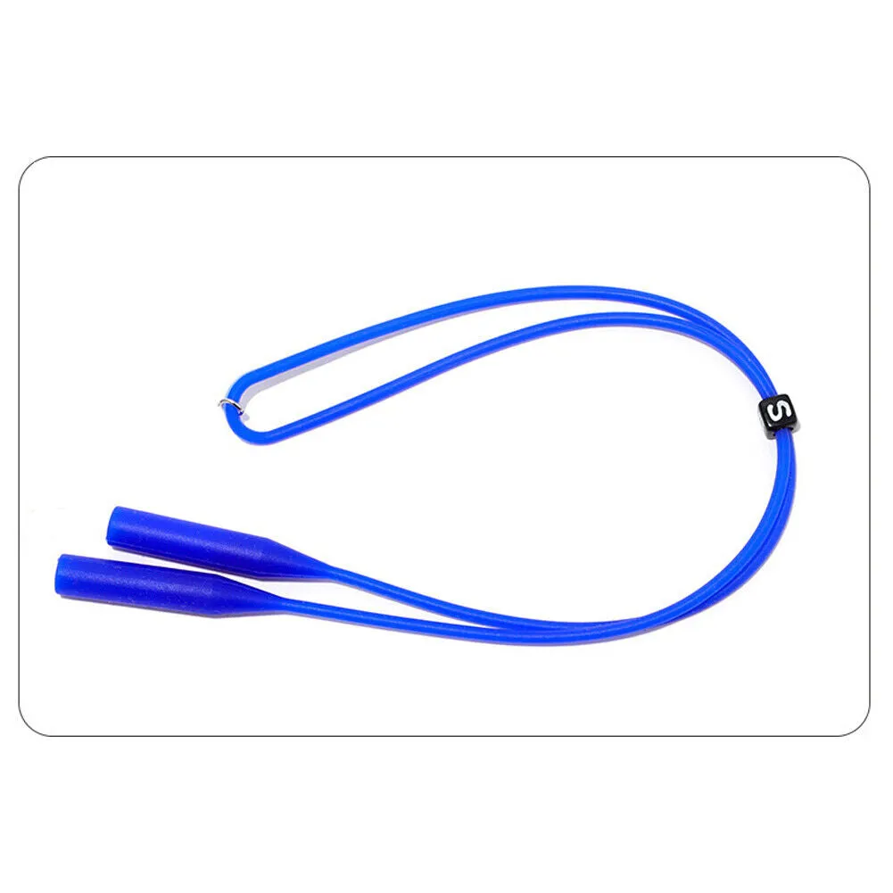 US 12-24Pc Adjustable Silicone Eye Glasses String Strap Sun Glasses Cord Lanyard