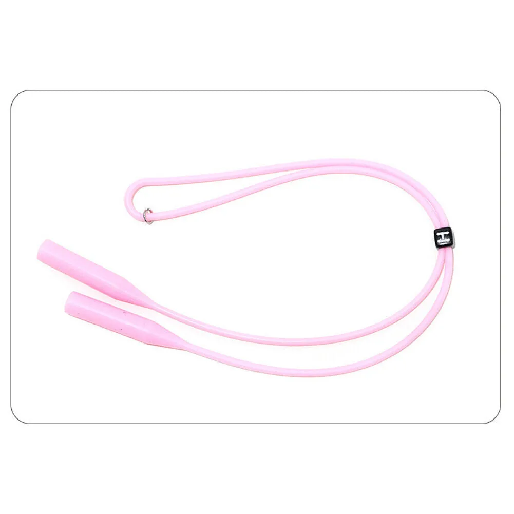 US 12-24Pc Adjustable Silicone Eye Glasses String Strap Sun Glasses Cord Lanyard