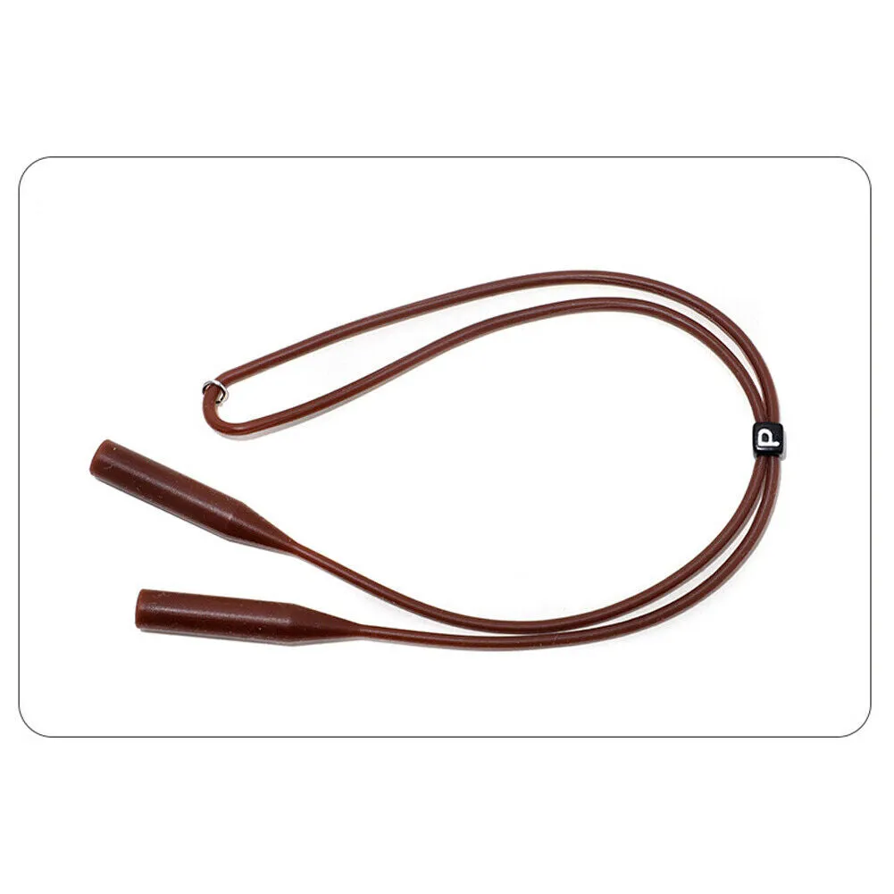 US 12-24Pc Adjustable Silicone Eye Glasses String Strap Sun Glasses Cord Lanyard