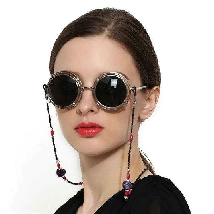 Vintage Sunglasses Antiskid Chain Wild Glasses Chain(Blue)
