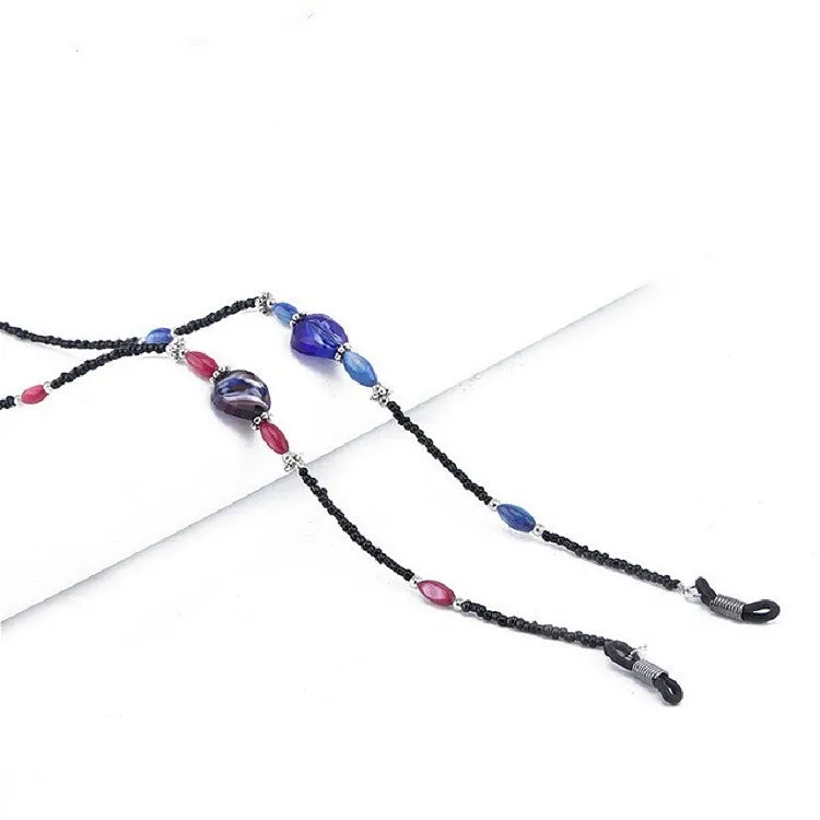 Vintage Sunglasses Antiskid Chain Wild Glasses Chain(Blue)
