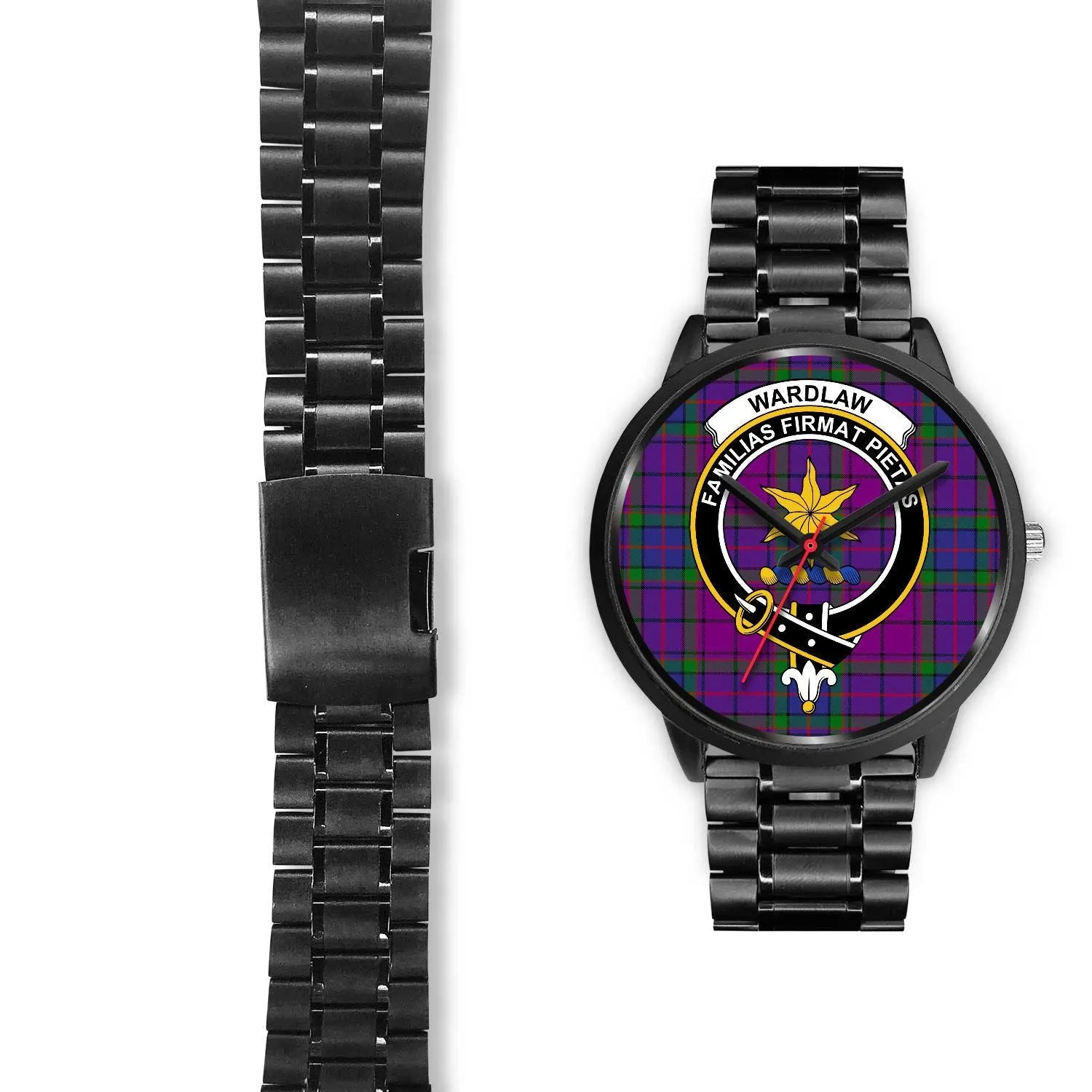 Wardlaw Clan Badge Tartan Black Watch