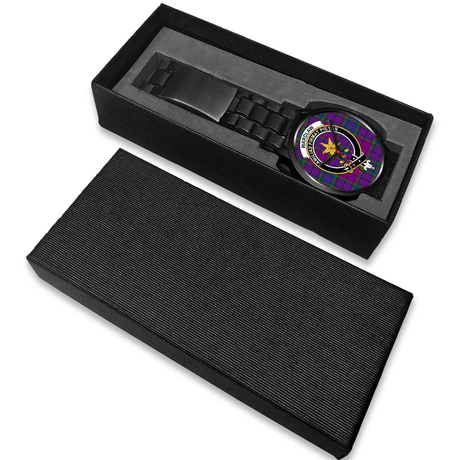 Wardlaw Clan Badge Tartan Black Watch