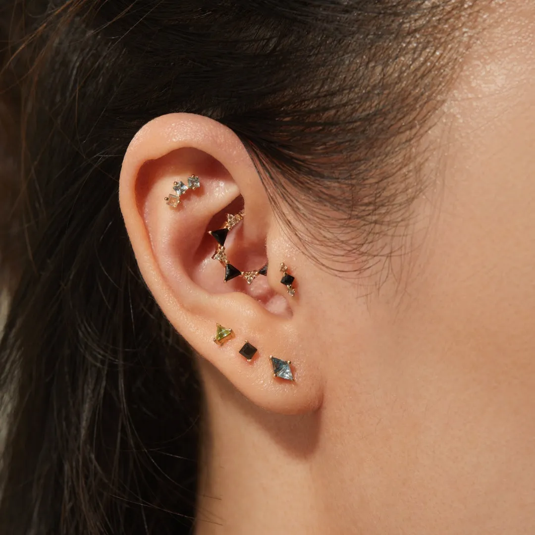 WAVE - Flat Back Earring